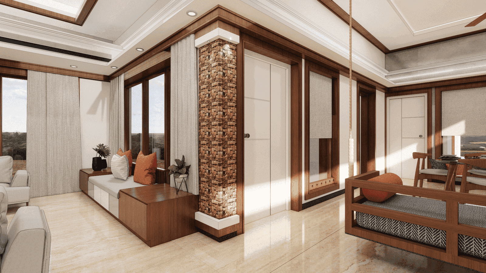 JOY RESIDENCE - Naadi Interiors